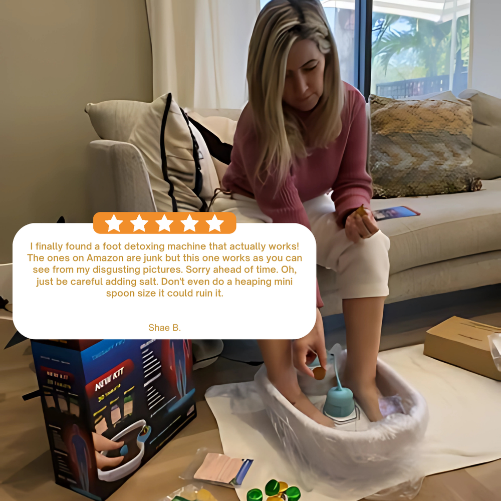 HydroDetox™ Ionic Foot Spa - Feel Detoxed And Cleansed At Home!